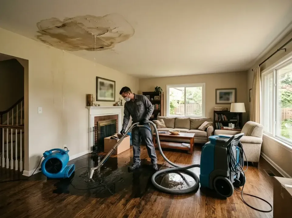 attic-pipe-burst-ceiling-drip-008 — frequently asked questions, Water Damage Restoration & Carpet Care in Mountain Grove, MO